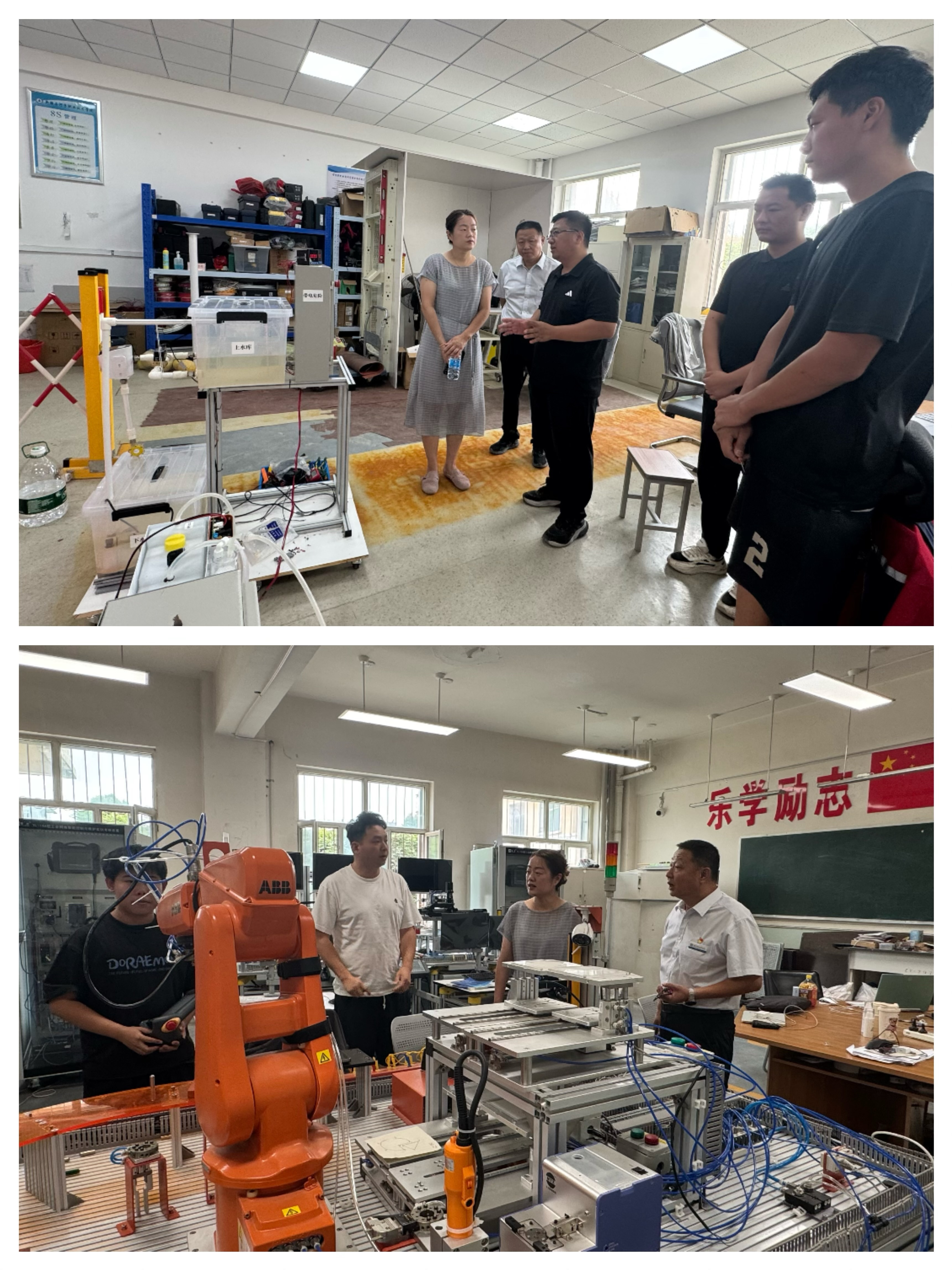 学院领导深入机械电气工程学院世赛集训基地检查指导备赛工作