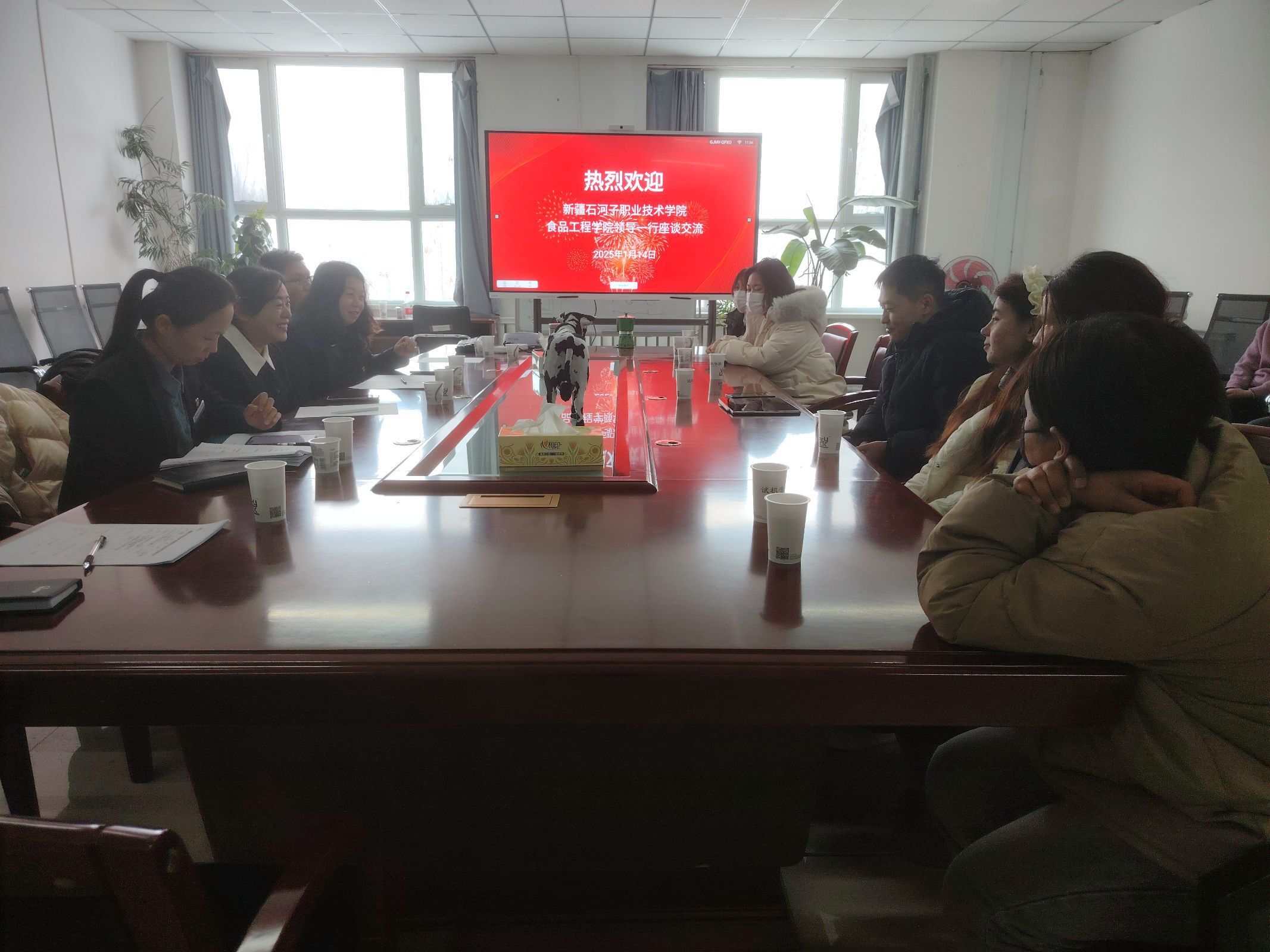 校企对接谋发展 产教融合共育人——食品工程学院赴企业开展交流座谈活动