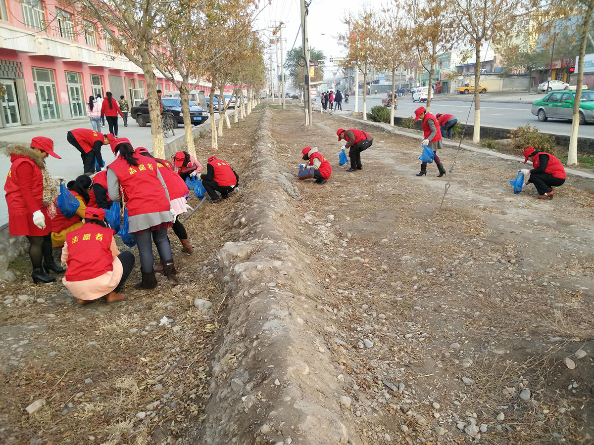 轻纺化工分院开展“共创绿色校园”活动